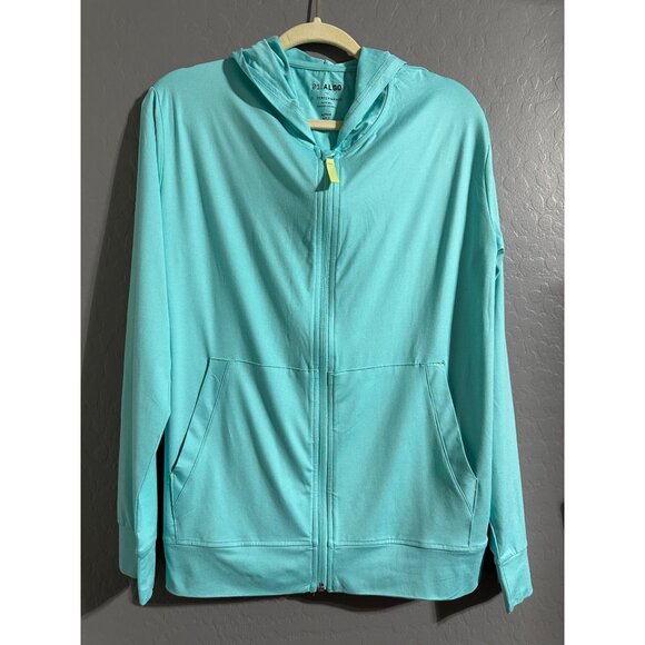 01. Algo Boys Quick Dry Performance Full Zip Sweater Size XL 16/18 NWOT - Picture 1 of 5